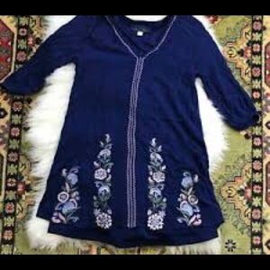 Small blue rain dress